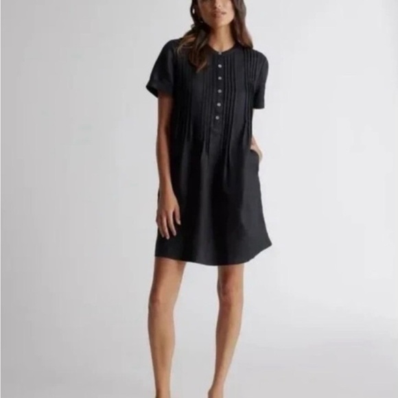 Quince Dresses & Skirts - Quince Linen Black Dress
